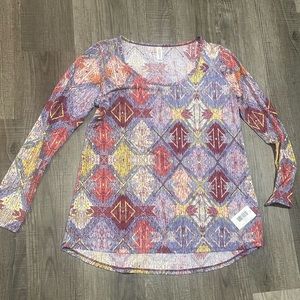NWT Lularoe Lynnae Small long sleeve Multicolor